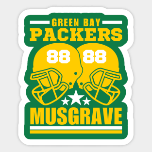 Green bay Bay Packers Musgrave 88 American Football Retro Sticker